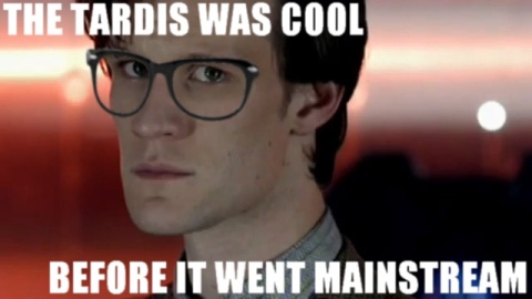 Doctor Who as an hipster